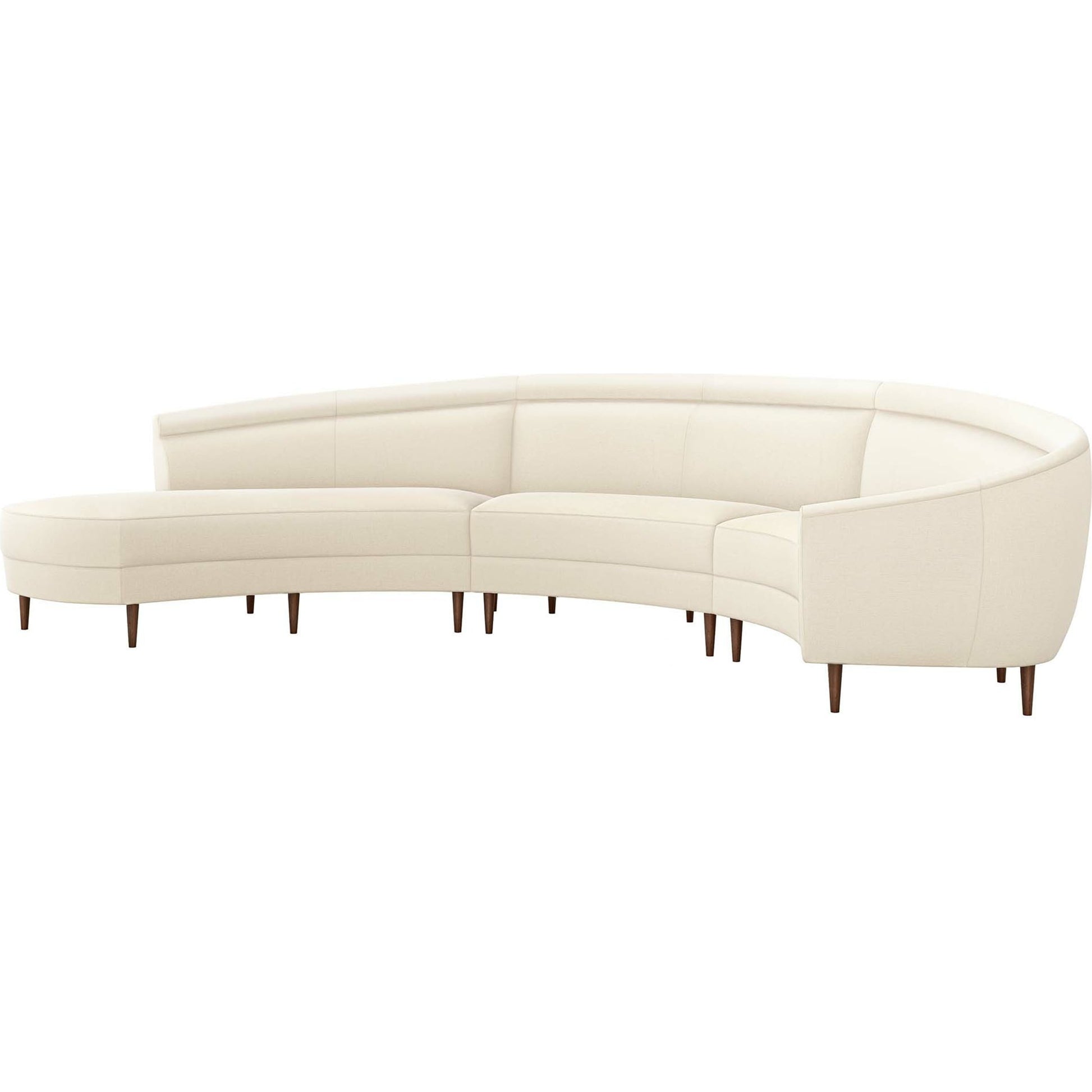 Capri Chaise Sectional Left Facing by Interlude Home. Made from unique in a transitional style.