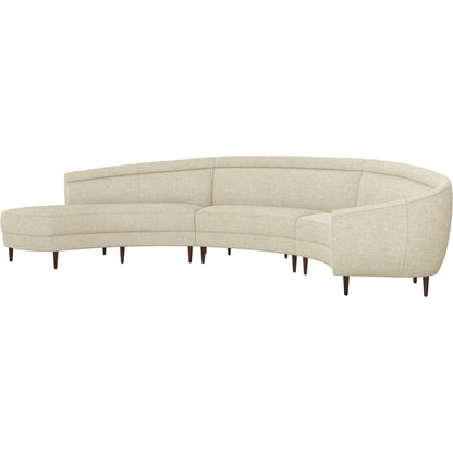 Capri Chaise Sectional by Interlude Home. Made from unique in a modern style.