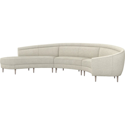 Capri Chaise Sectional by Interlude Home. Made from unique in a modern style.