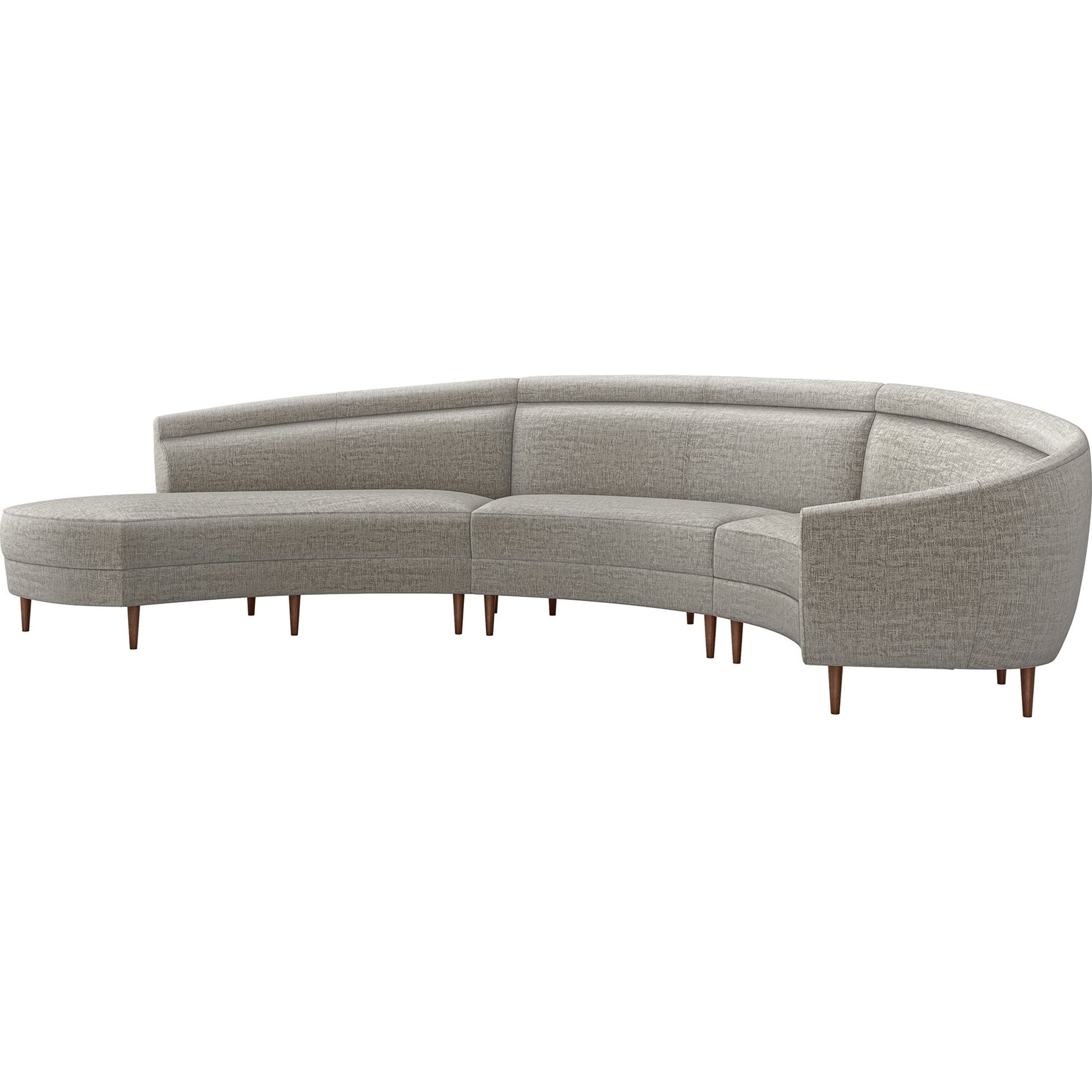 Capri Chaise Sectional Left Facing by Interlude Home. Made from unique in a transitional style.