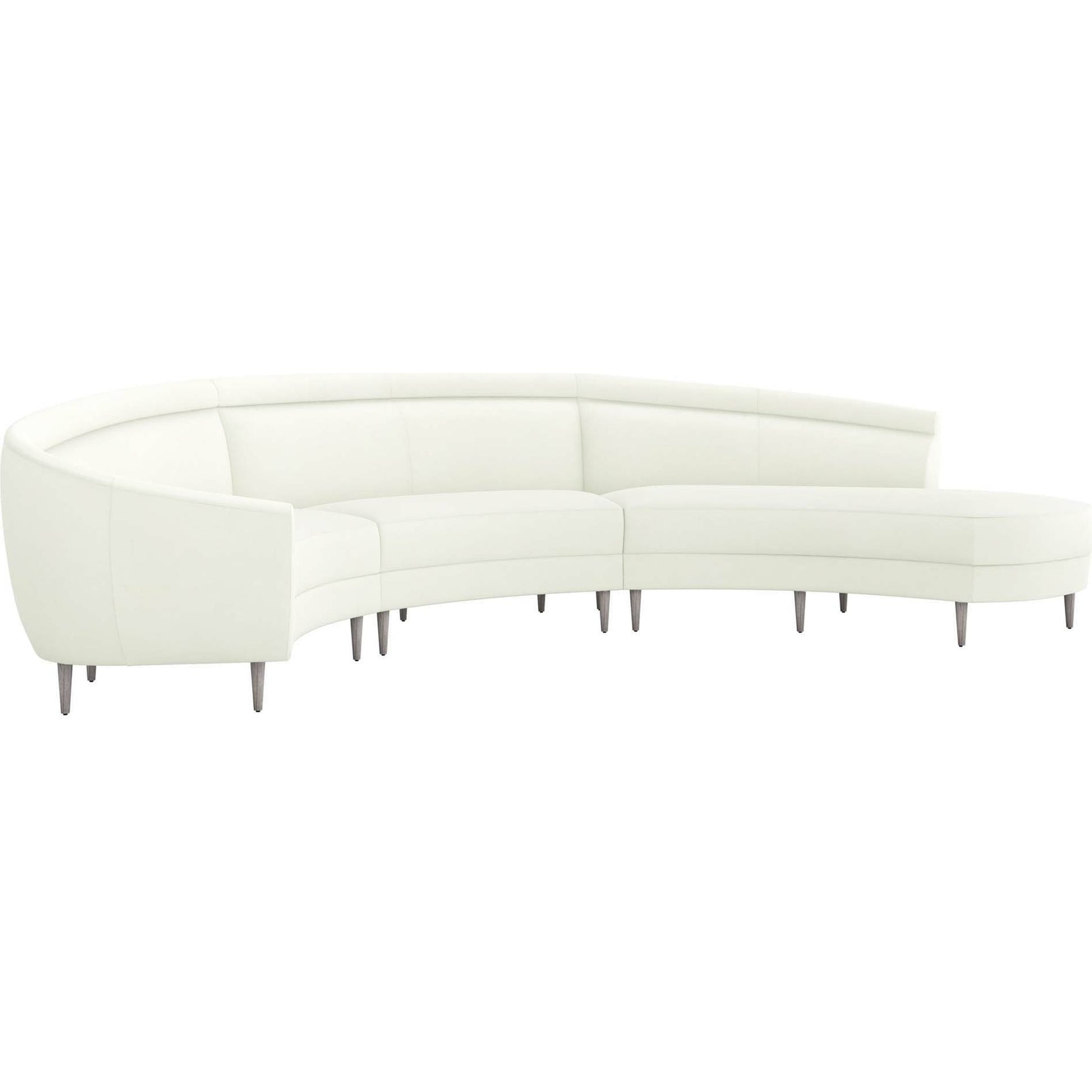 Capri Chaise Sectional Left Facing by Interlude Home. Made from unique in a transitional style.