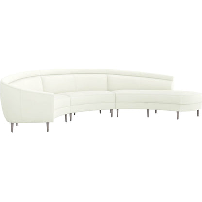Capri Chaise Sectional Left Facing by Interlude Home. Made from unique in a transitional style.