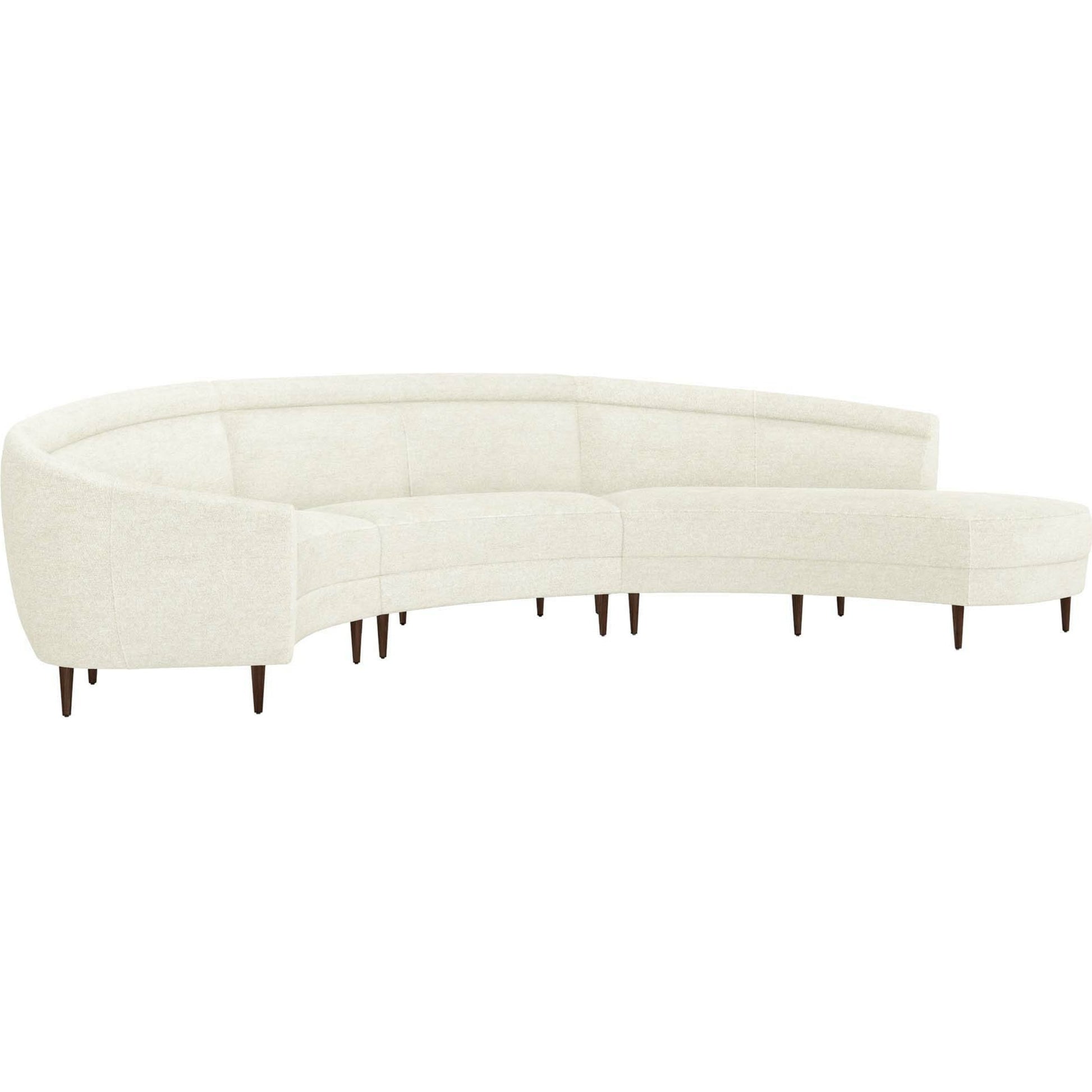 Capri Chaise Sectional Left Facing by Interlude Home. Made from unique in a transitional style.