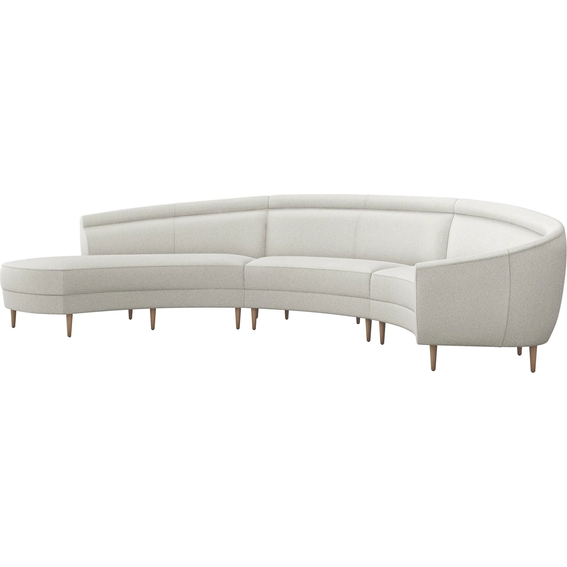 Capri Chaise Sectional Left Facing by Interlude Home. Made from unique in a transitional style.