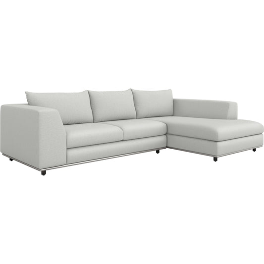 Comodo Chaise Sectional Left Facing by Interlude Home. Made from unique in a modern style.