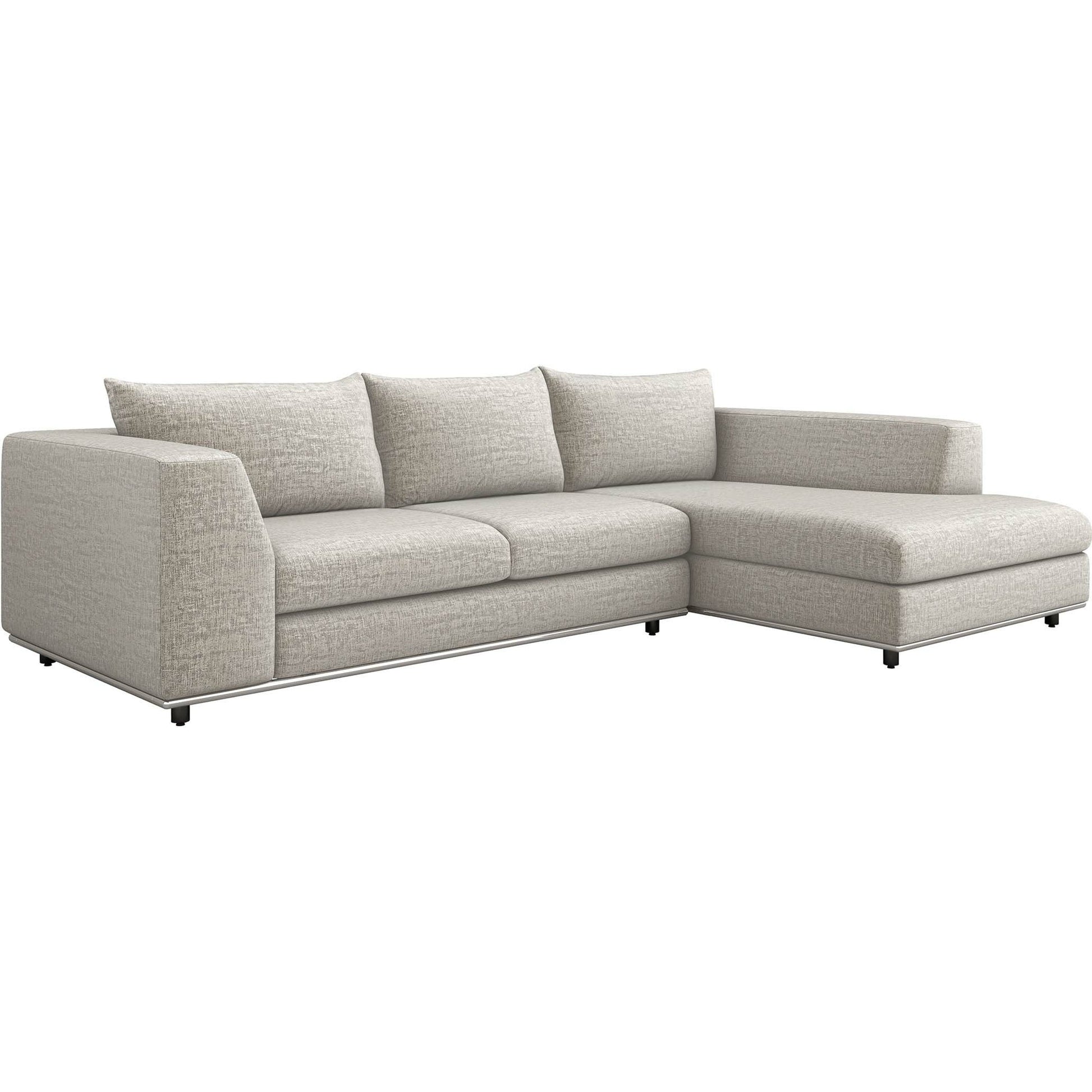 Comodo Chaise Sectional Left Facing by Interlude Home. Made from unique in a modern style.
