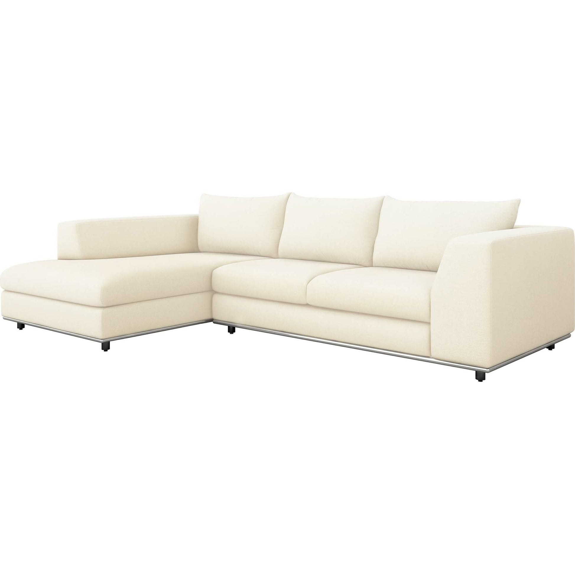 Comodo Chaise Sectional Left Facing by Interlude Home. Made from unique in a modern style.