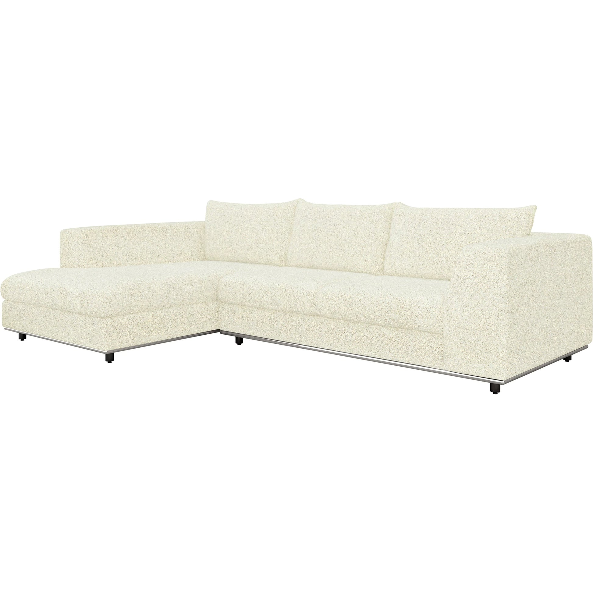 Comodo Chaise Sectional Left Facing by Interlude Home. Made from unique in a modern style.