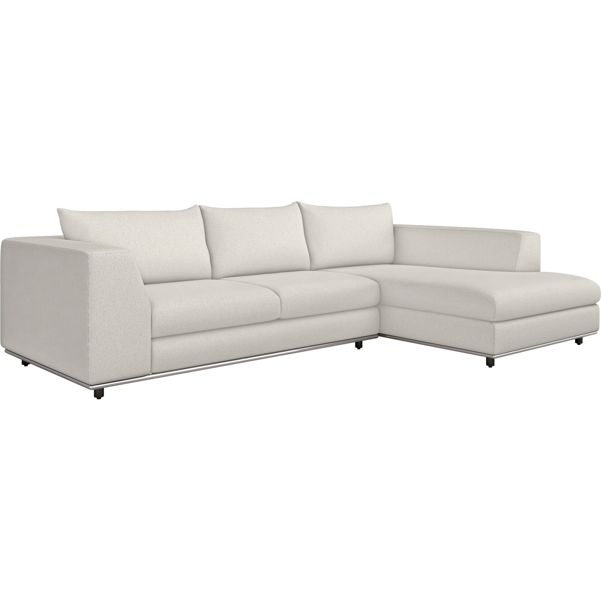 Comodo Chaise Sectional Left Facing by Interlude Home. Made from unique in a modern style.