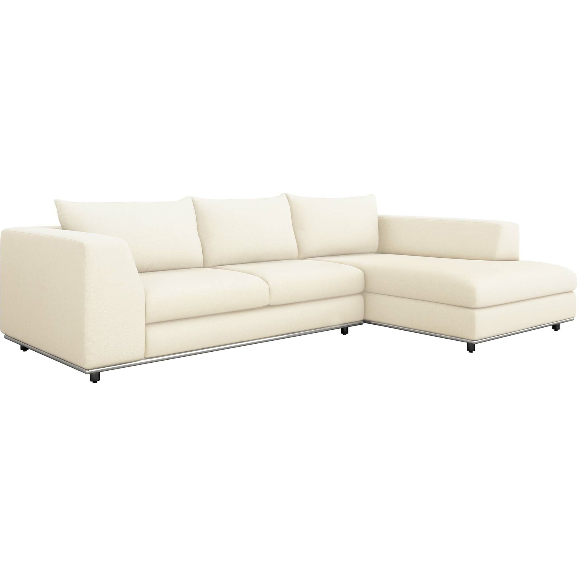 Comodo Chaise Sectional Right Facing by Interlude Home. Made from unique in a modern style.