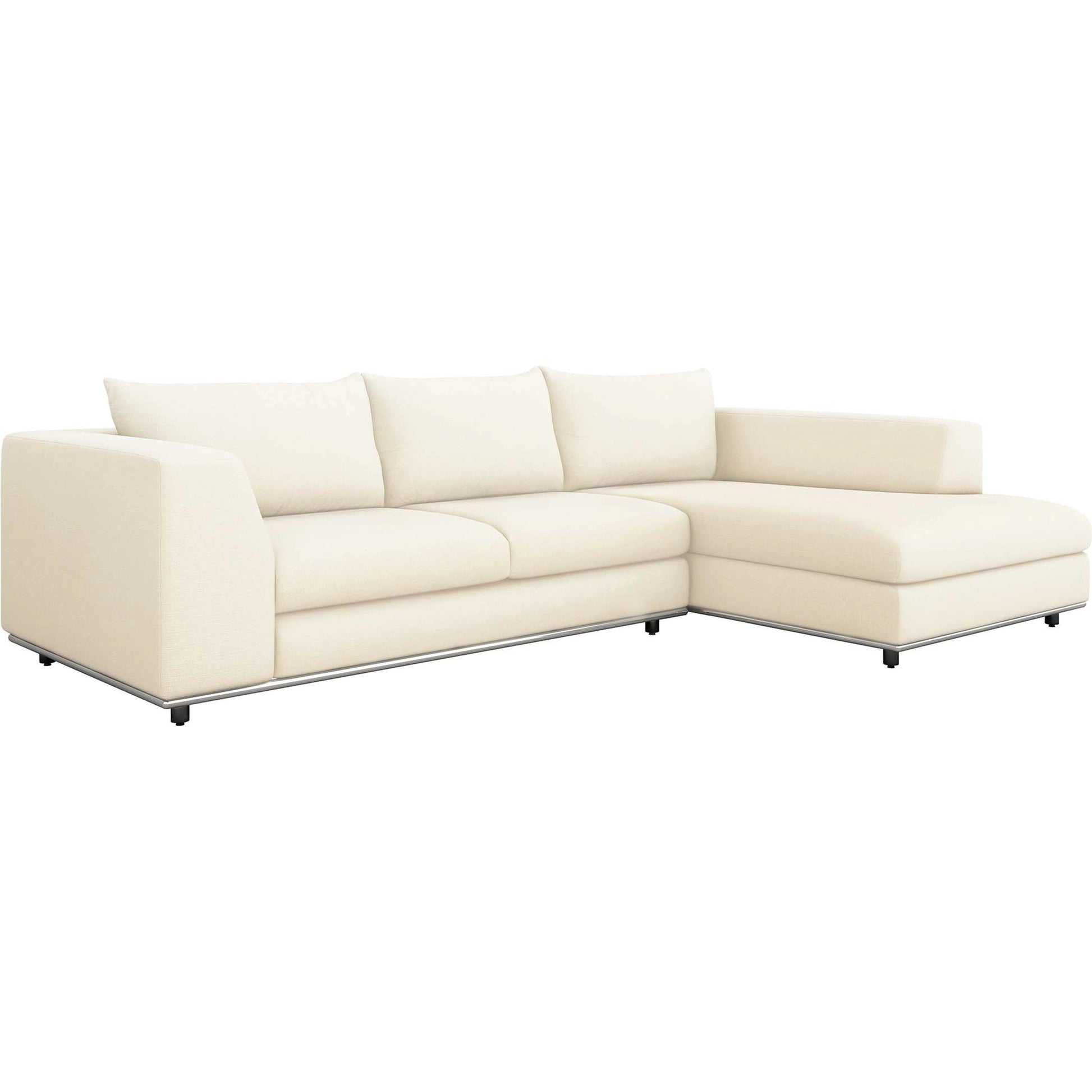 Comodo Chaise Sectional Right Facing by Interlude Home. Made from unique in a modern style.