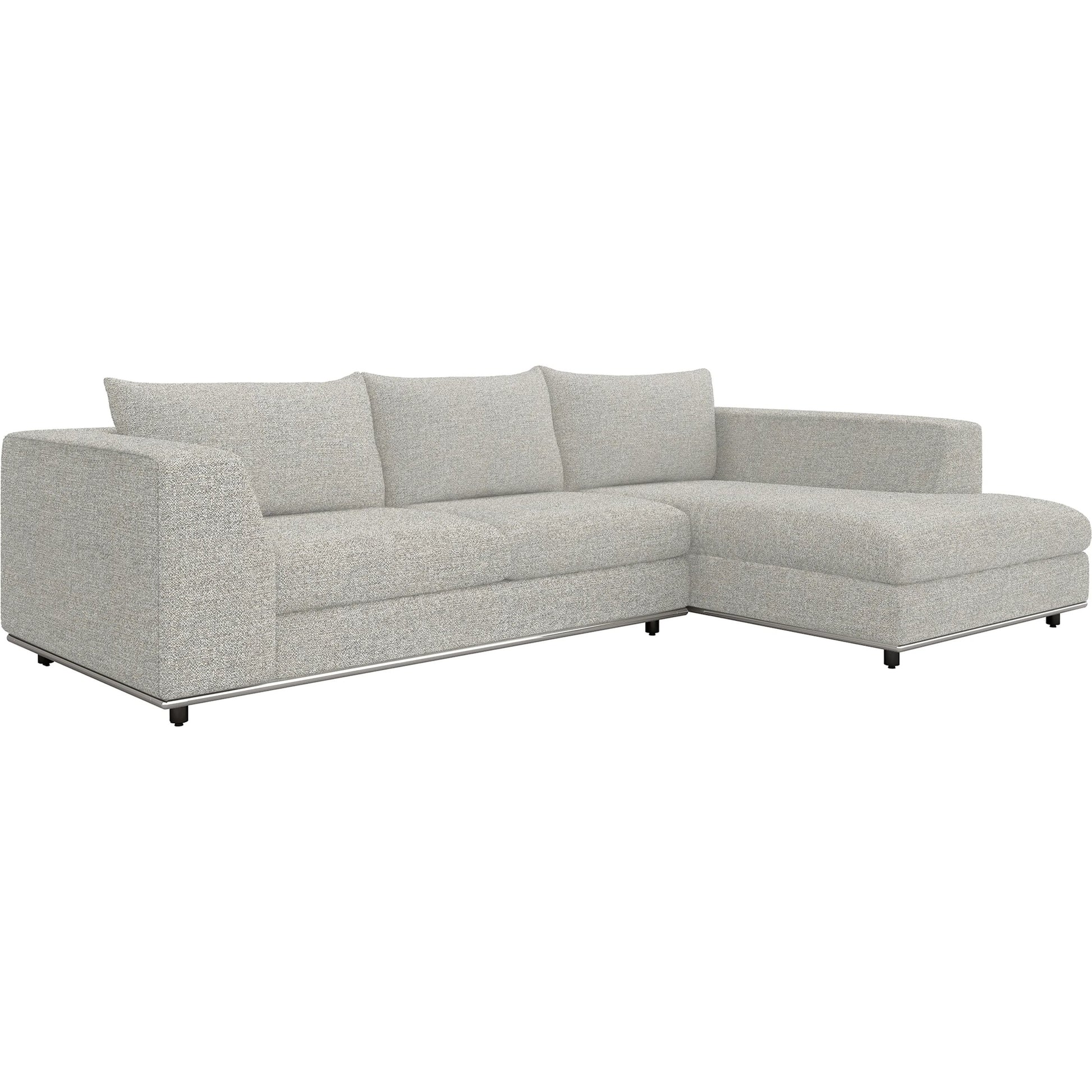 Comodo Chaise Sectional Right Facing by Interlude Home. Made from unique in a modern style.