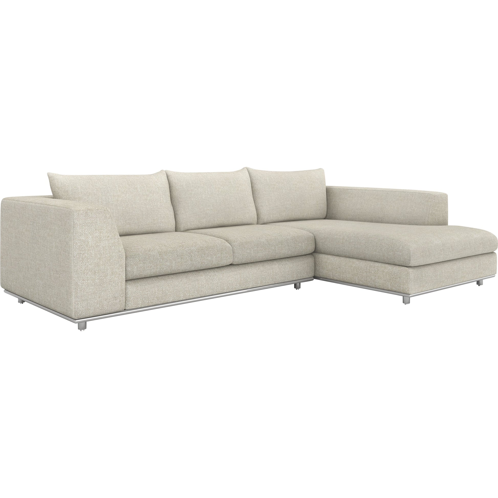 Comodo Chaise Sectional Right Facing by Interlude Home. Made from unique in a modern style.