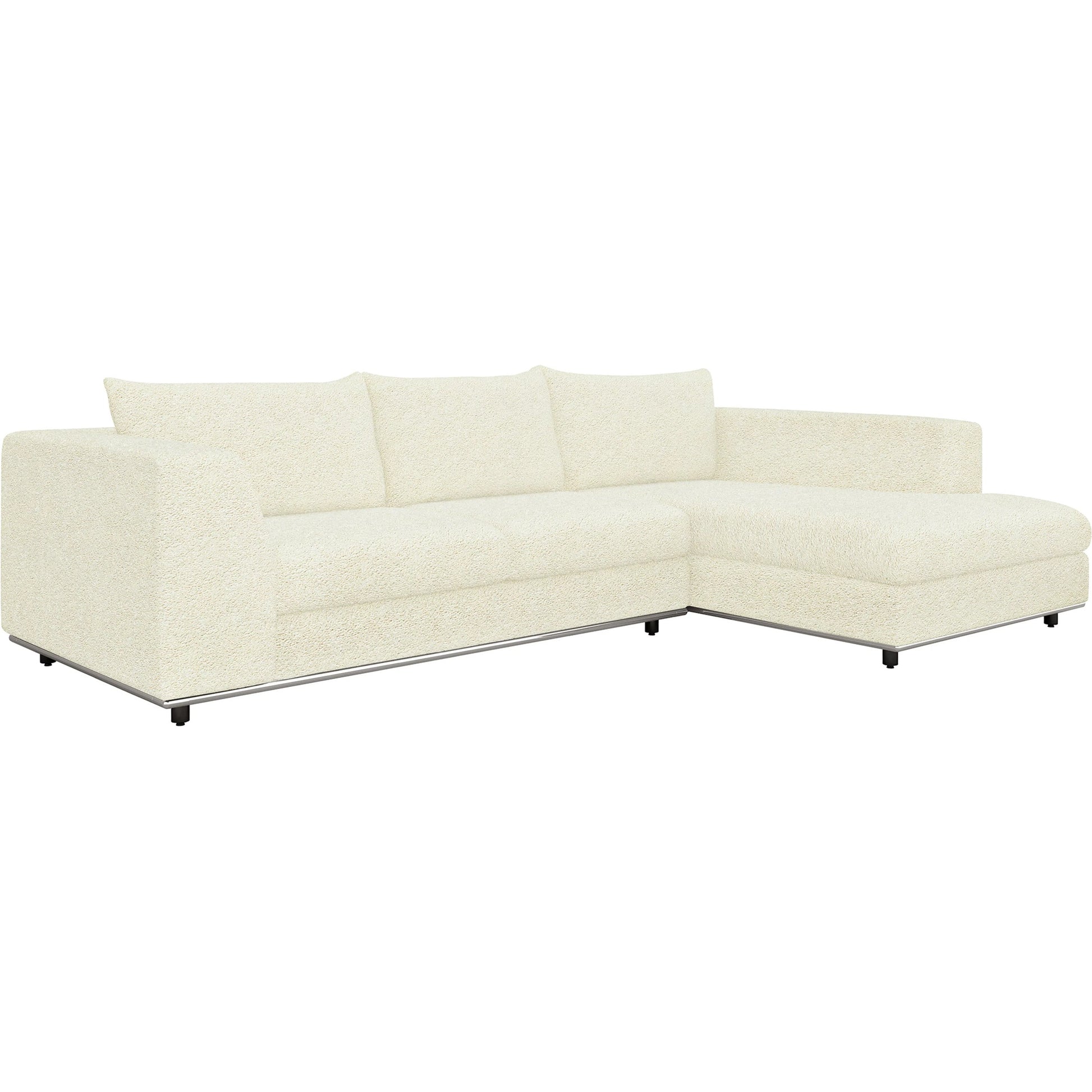 Comodo Chaise Sectional Right Facing by Interlude Home. Made from unique in a modern style.
