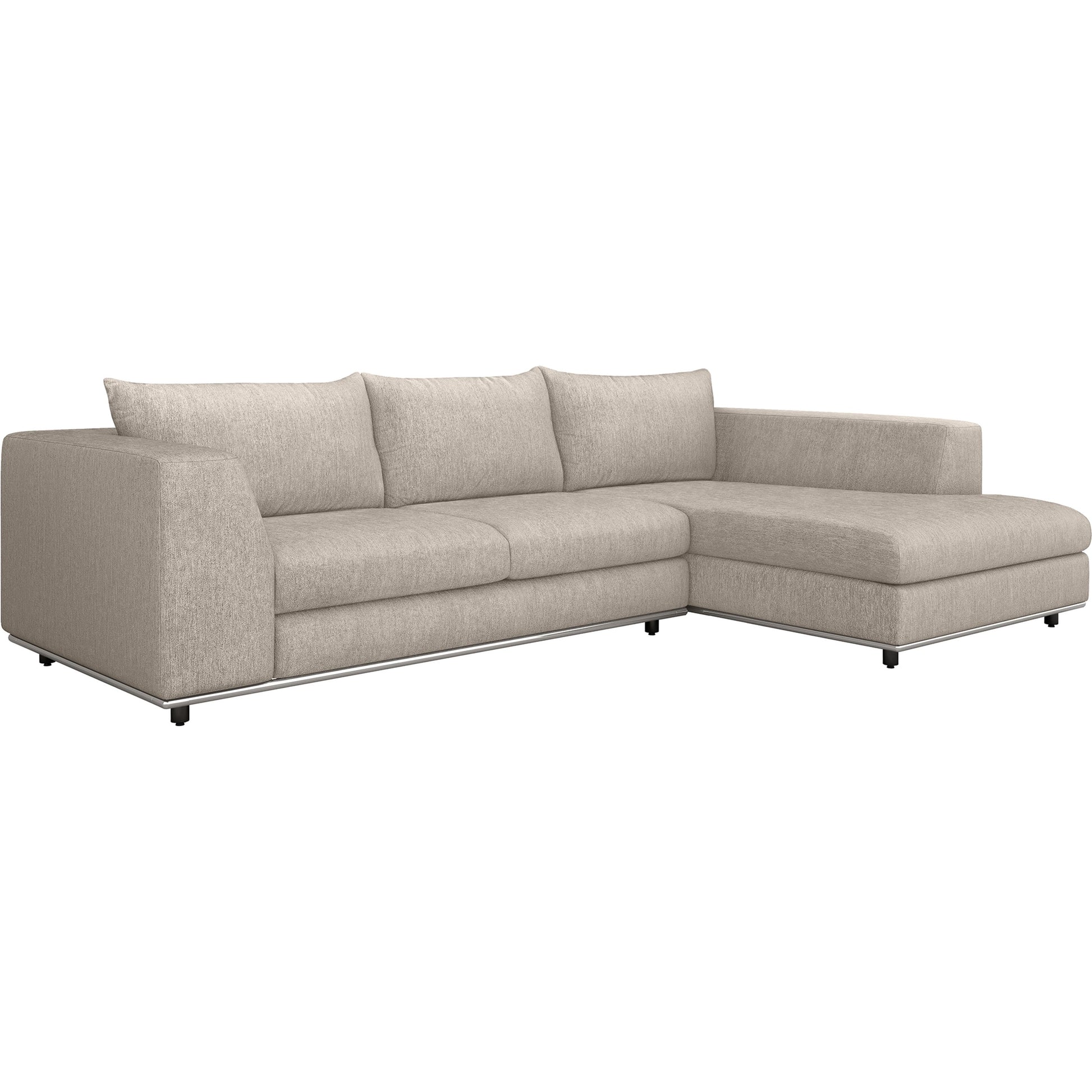 Comodo Chaise Sectional Right Facing by Interlude Home. Made from unique in a modern style.