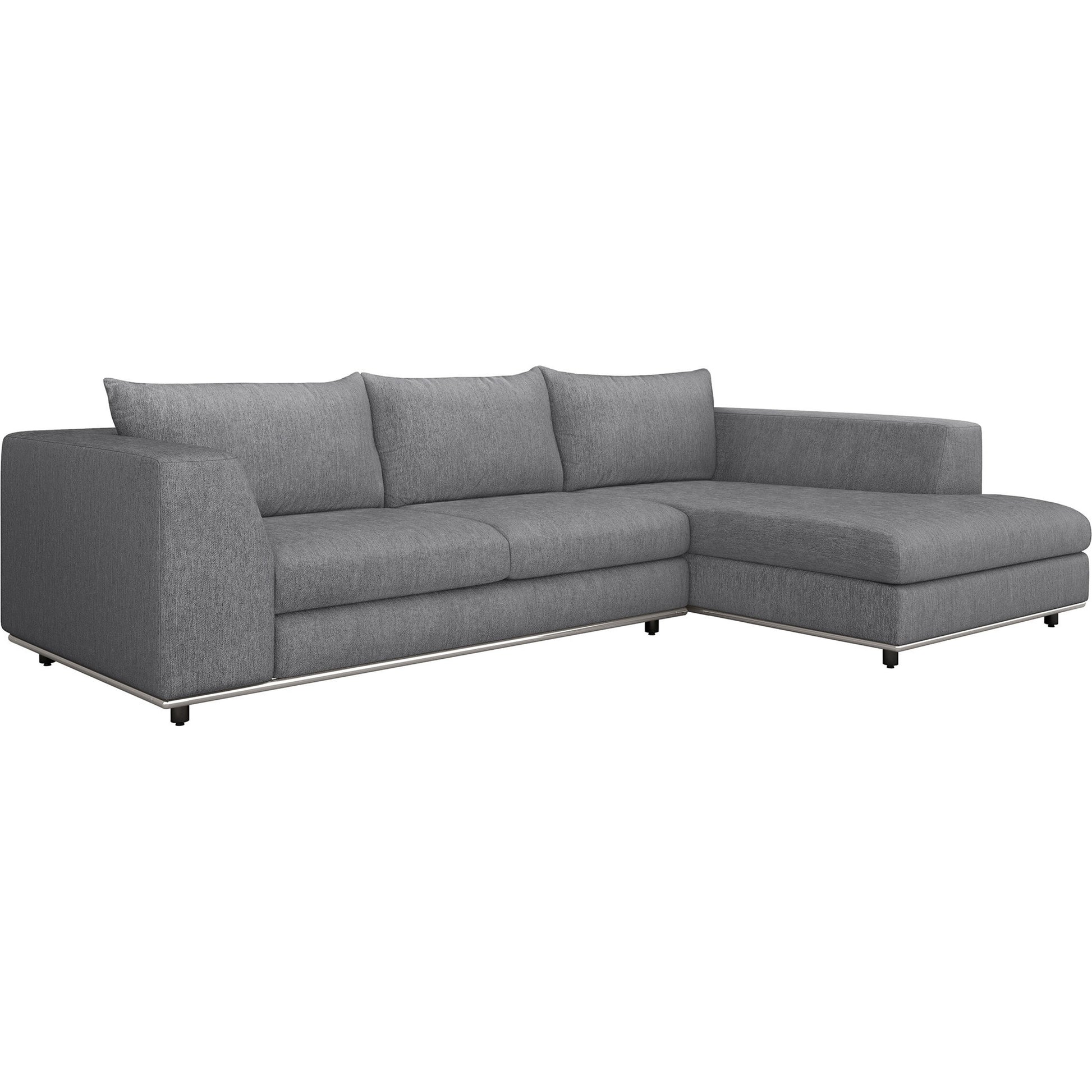 Comodo Chaise Sectional Right Facing by Interlude Home. Made from unique in a modern style.