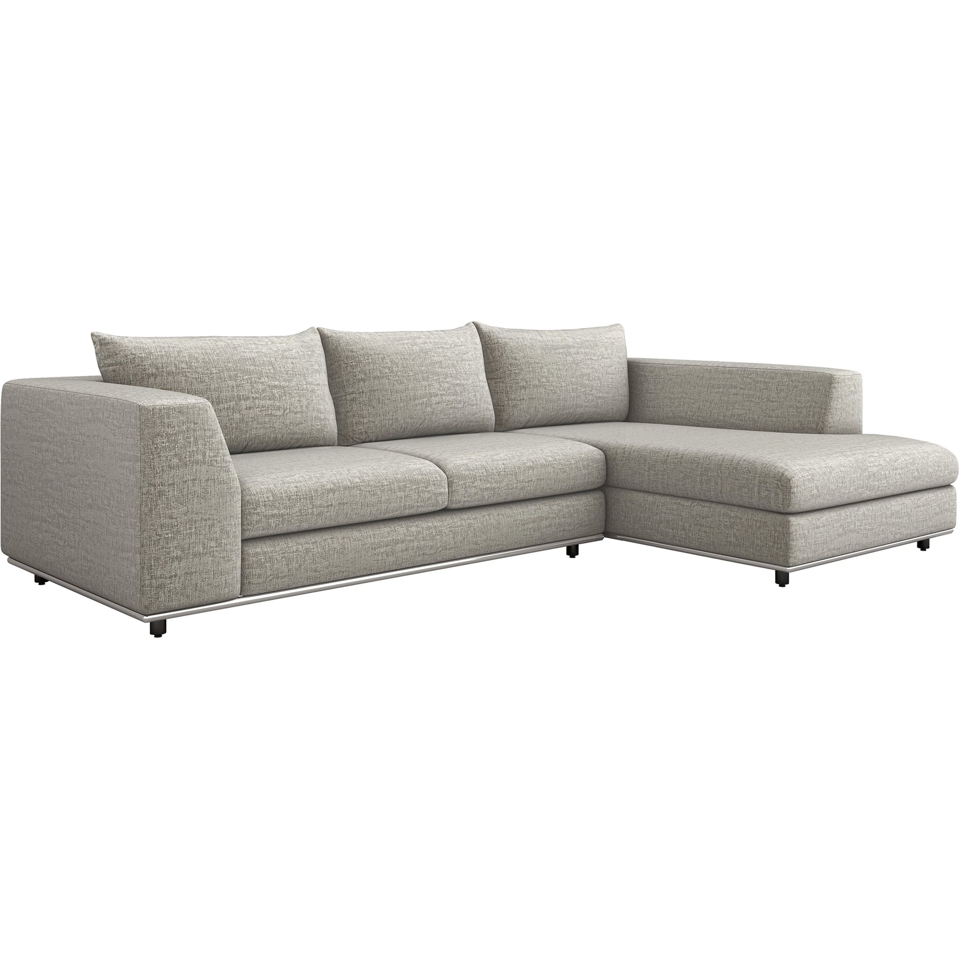 Comodo Chaise Sectional Right Facing by Interlude Home. Made from unique in a modern style.