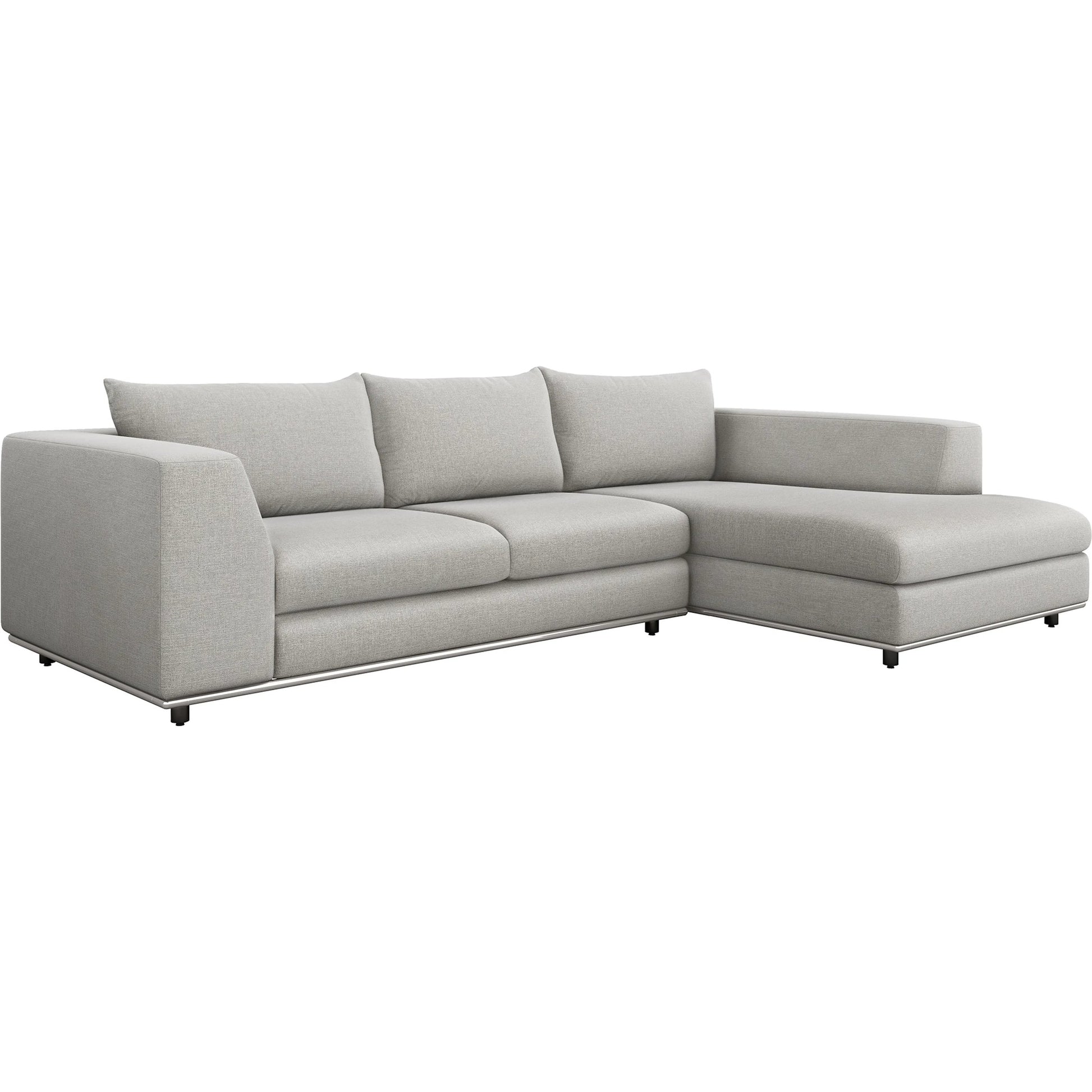 Comodo Chaise Sectional Right Facing by Interlude Home. Made from unique in a modern style.