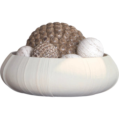 Linen Centerpiece by Global Views. Made from porcelain in a coastal style.