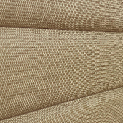 Biscayne Bed by Interlude Home in white ceruse. Made from wood, rattan weave in a modern style.
