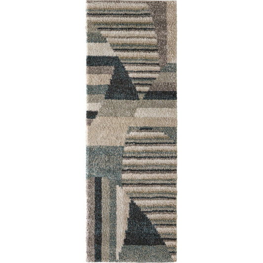 Richmond RCH39R4F Rug by Feizy in ivory, gray, blue. Made from polypropylene in a unique style.