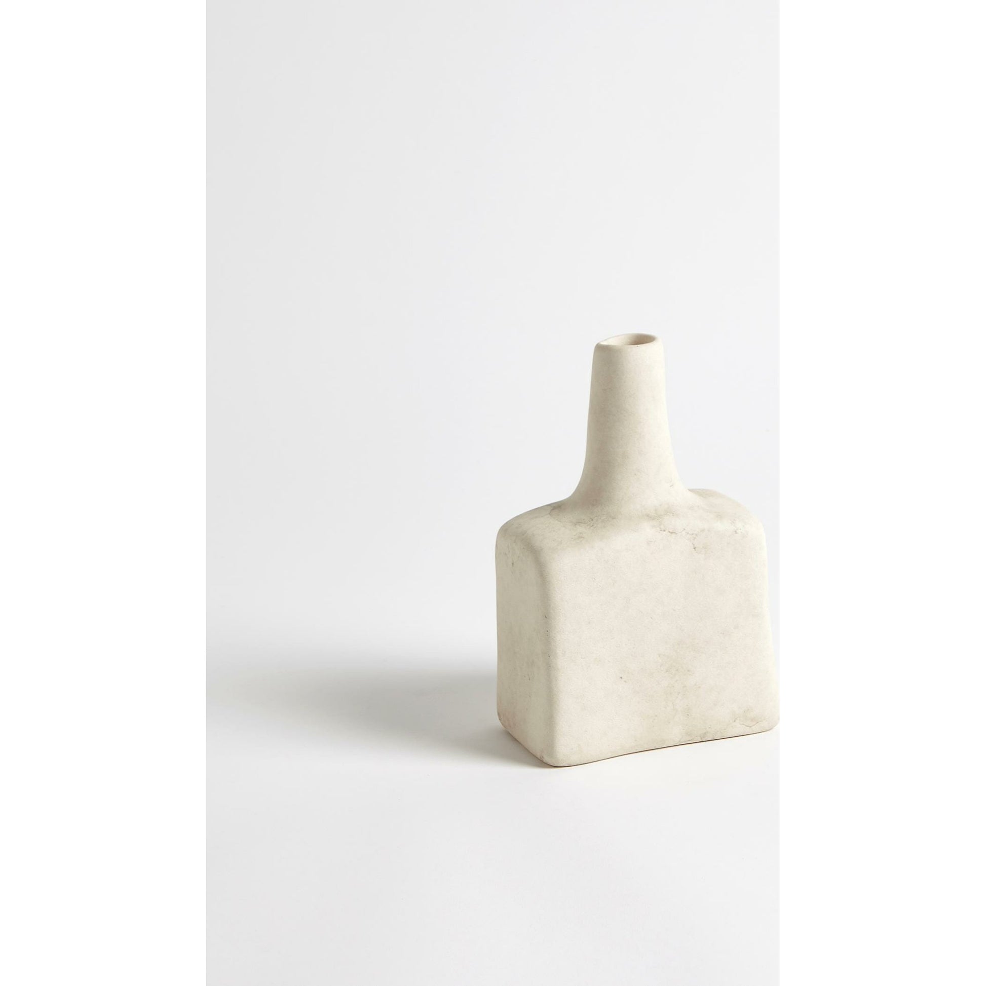 Tall Stack Bottle by Global Views in reactive ivory. Made from earthenware in a eclectic & global style.