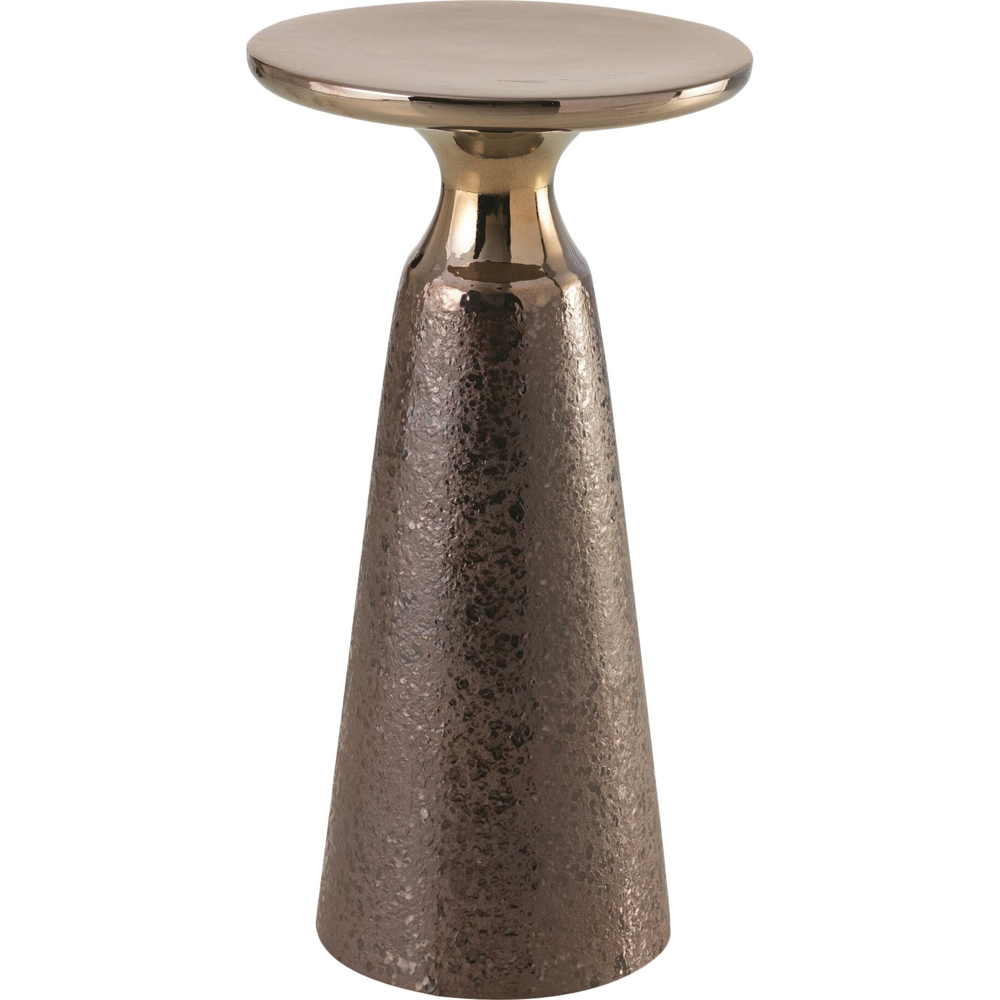 Meteor Taper Table by Global Views in bronze. Made from porcelain in a eclectic & global style.