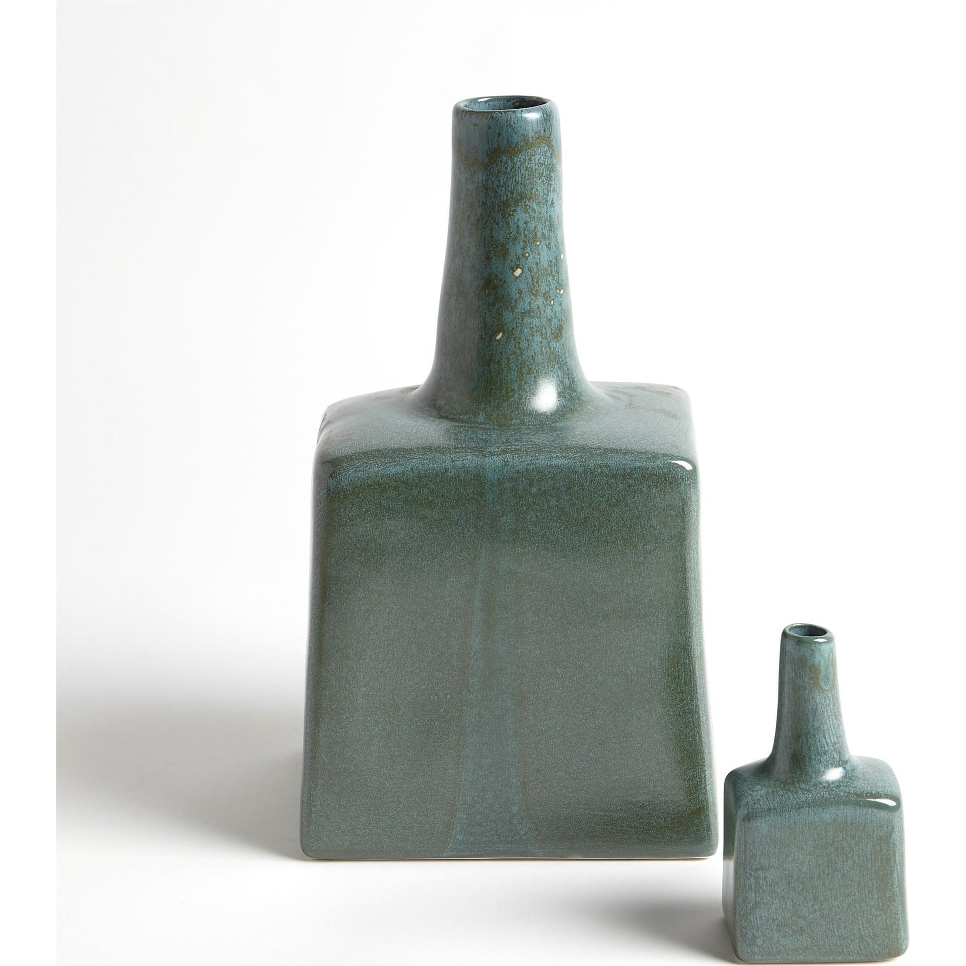 Tall Stack Bottle by Global Views in reactive ivory. Made from earthenware in a eclectic & global style.