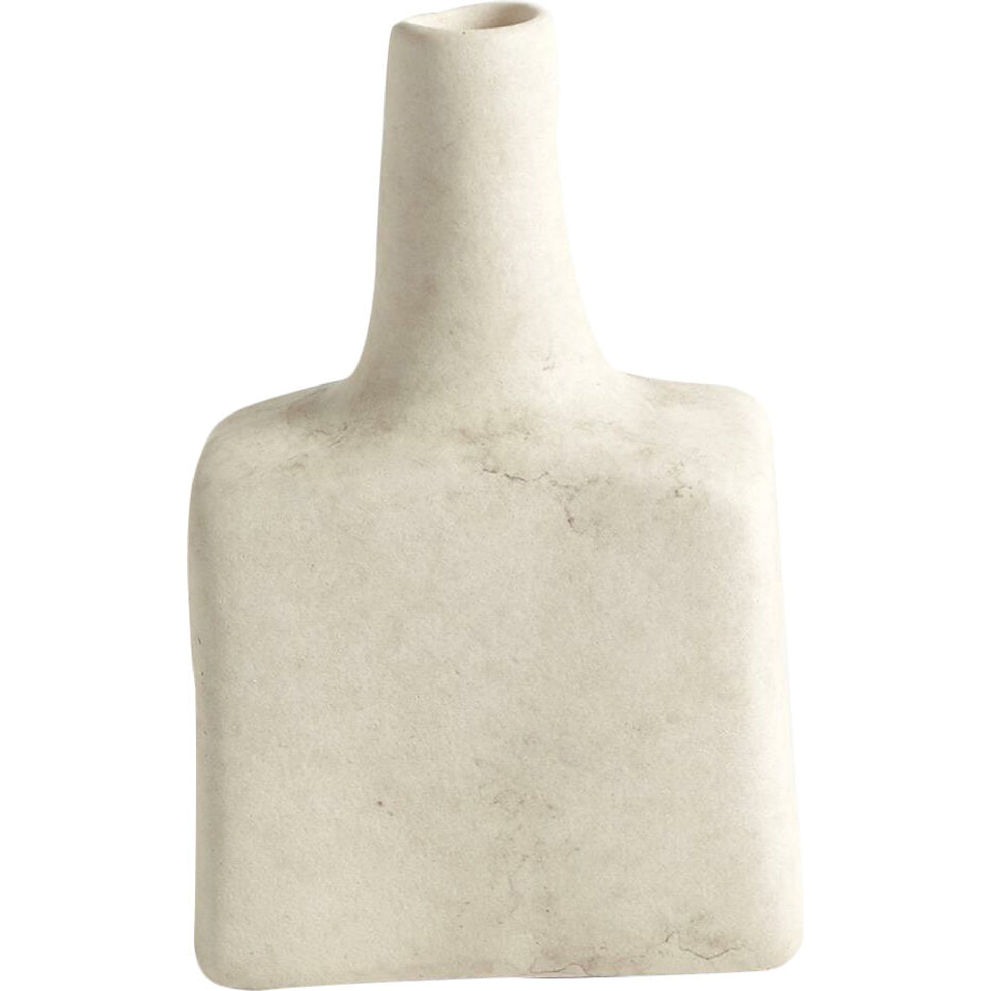 Tall Stack Bottle by Global Views in reactive ivory. Made from earthenware in a eclectic & global style.