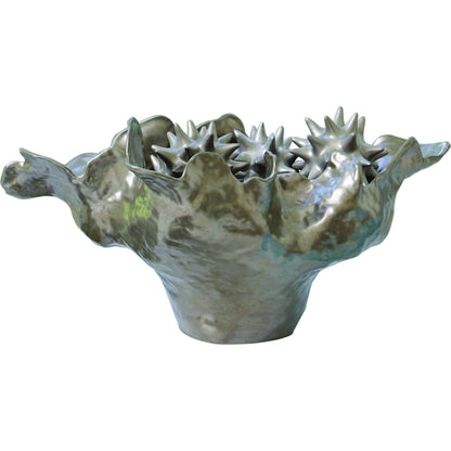 Meteor Bowl by Global Views. Made from ceramic in a coastal style.