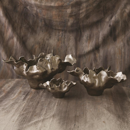 Meteor Bowl by Global Views. Made from ceramic in a coastal style.