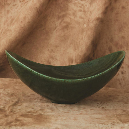 Swoop Bowl by Global Views. Made from ceramic in a modern style.