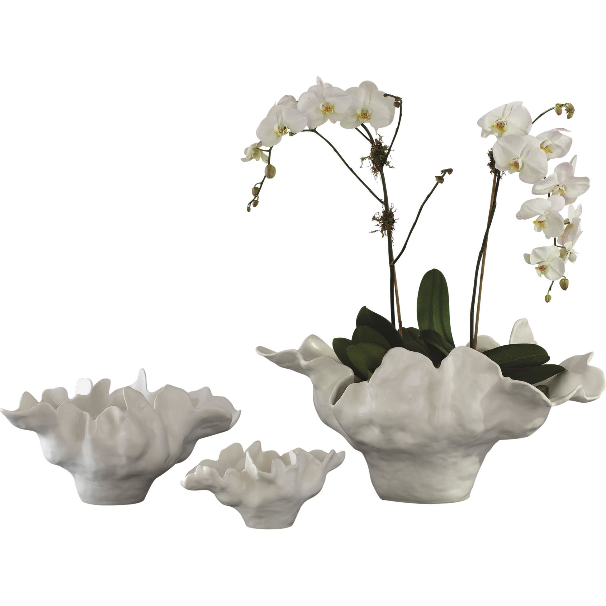 Meteor Bowl by Global Views. Made from ceramic in a coastal style.