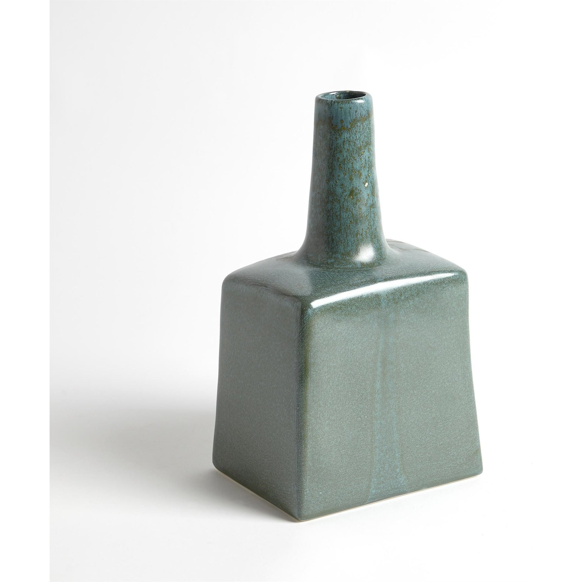 Tall Stack Bottle by Global Views in reactive ivory. Made from earthenware in a eclectic & global style.