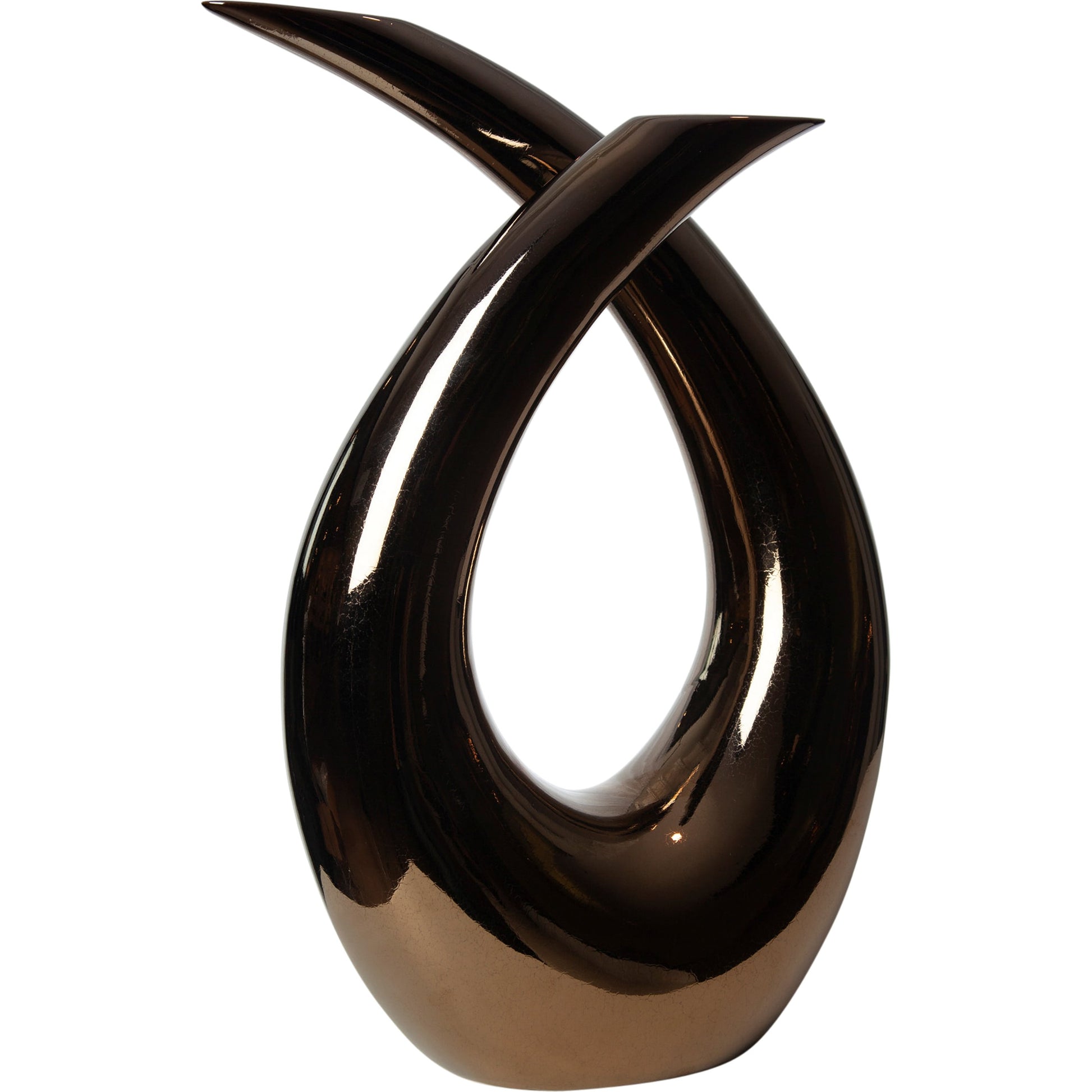 Loop Sculpture by Global Views. Made from ceramic in a modern style.