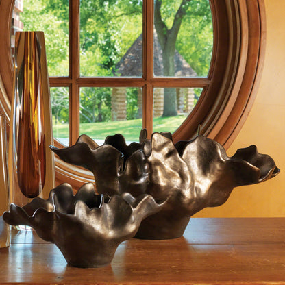 Meteor Bowl by Global Views. Made from ceramic in a coastal style.