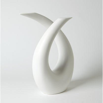 Loop Sculpture by Global Views. Made from ceramic in a modern style.