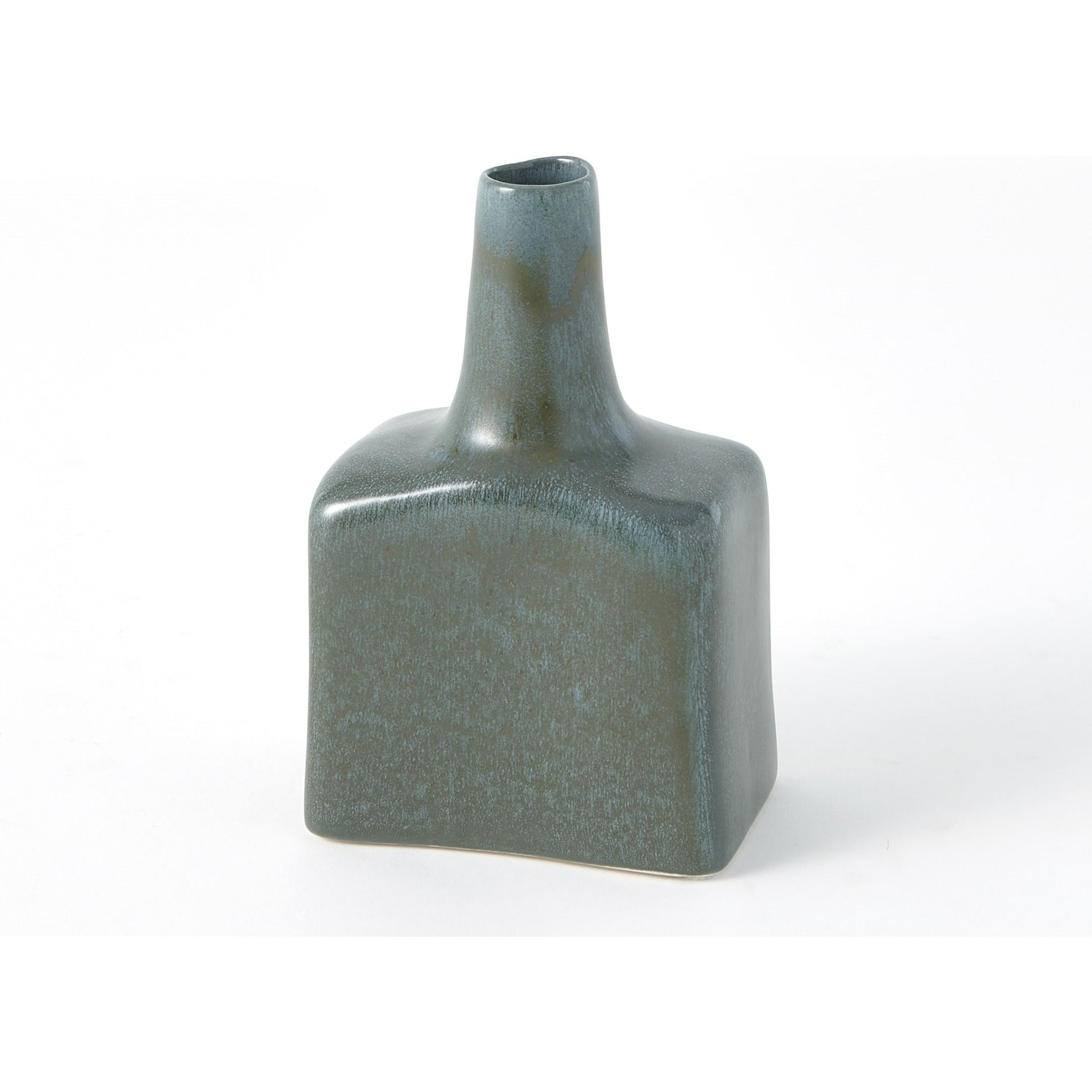 Tall Stack Bottle by Global Views in reactive ivory. Made from earthenware in a eclectic & global style.