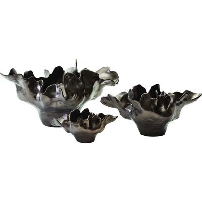 Meteor Bowl by Global Views. Made from ceramic in a coastal style.