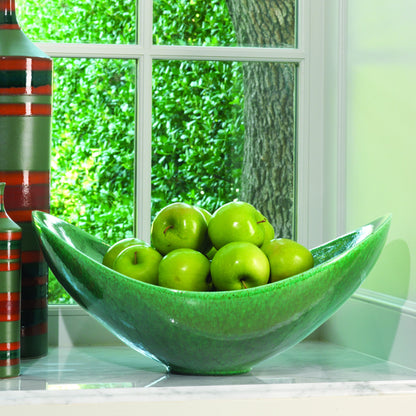Swoop Bowl by Global Views. Made from ceramic in a modern style.