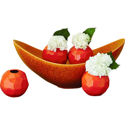 Swoop Bowl by Global Views. Made from ceramic in a modern style.