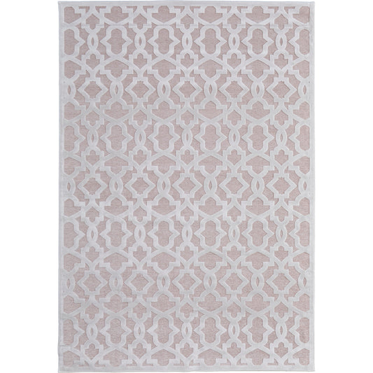 Saphir Mira Geometric Rug - 3495F by Feizy. Made from viscose, polyester in a unique style.