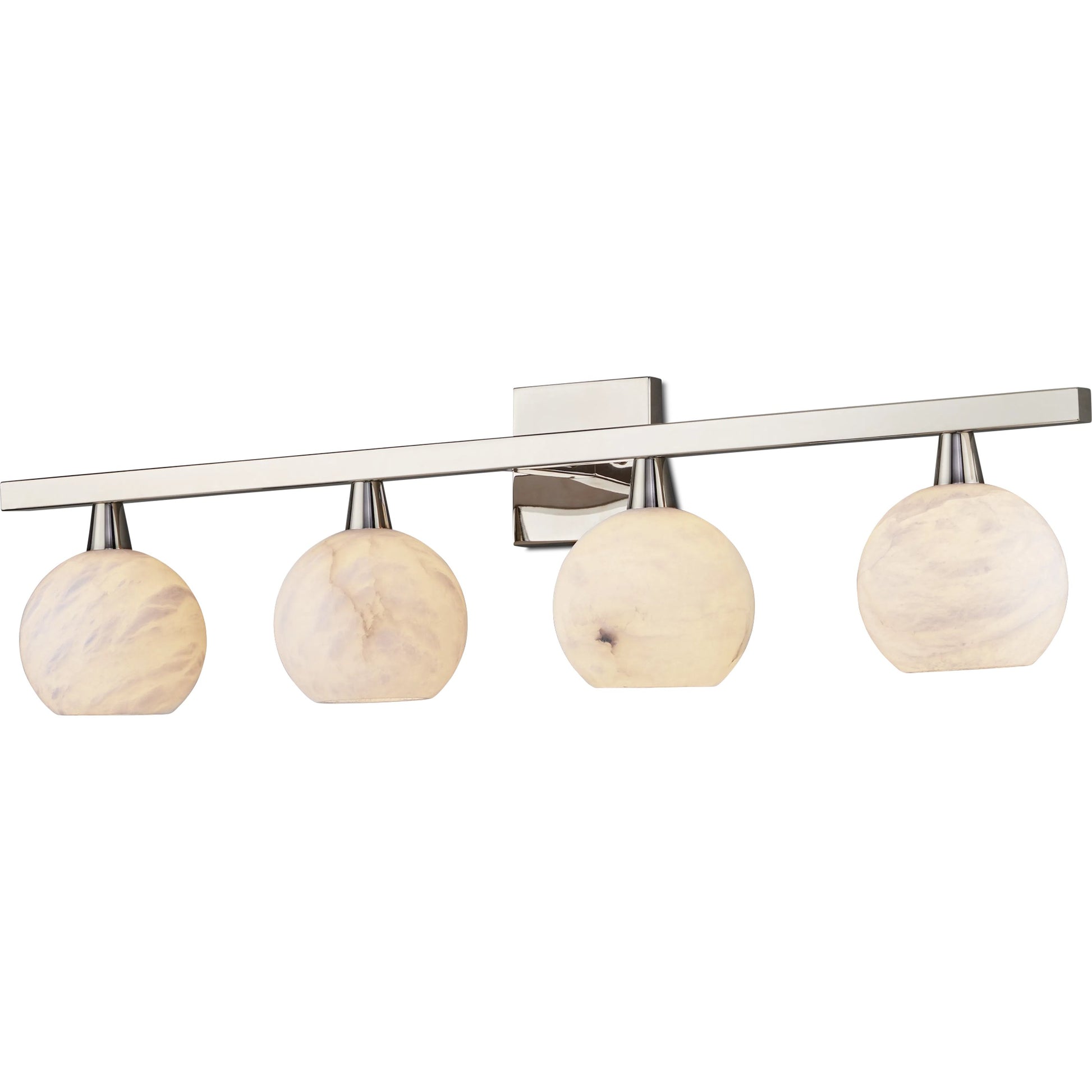 Bombelles Bath Bar by Currey and Company. Made from metal, alabaster in a modern style.