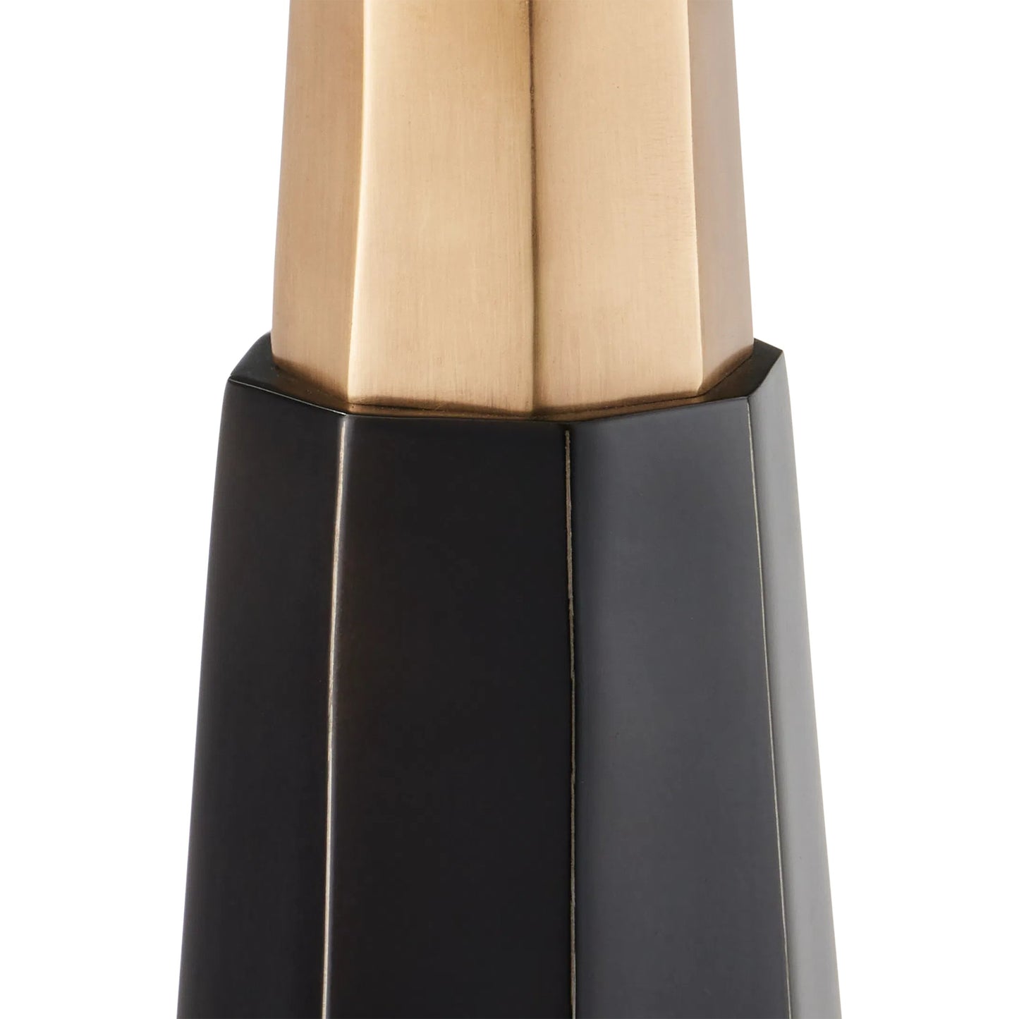 003 SI-2387043 | Closeup | Gieves Drinks Table by Currey and Company in black, bronze, antique brass. Made from stone, cast aluminum, brass in a modern style.