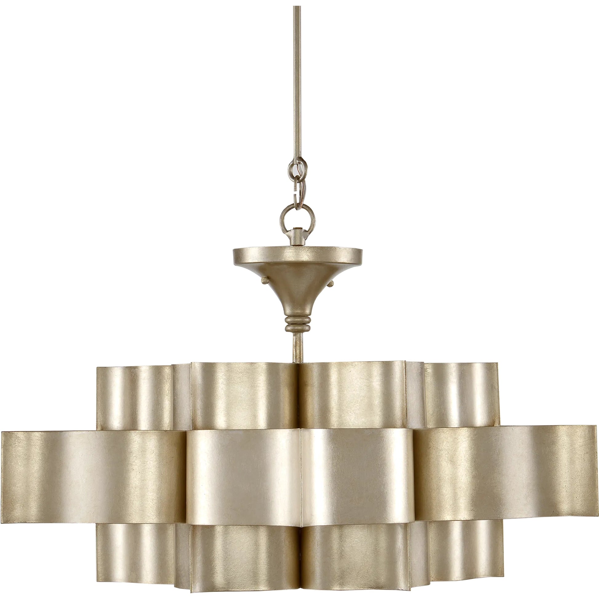 Grand Lotus Chandelier by Currey and Company. Made from unique in a modern style.