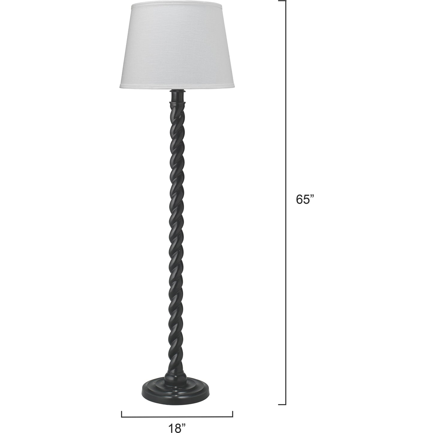 003 S-291789 | Additional Silo | Barley Twist Floor Lamp by Jamie Young. Made from unique in a traditional style.