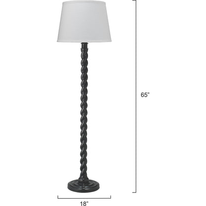 Barley Twist Floor Lamp by Jamie Young. Made from unique in a traditional style.