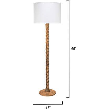 Barley Twist Floor Lamp by Jamie Young. Made from unique in a traditional style.