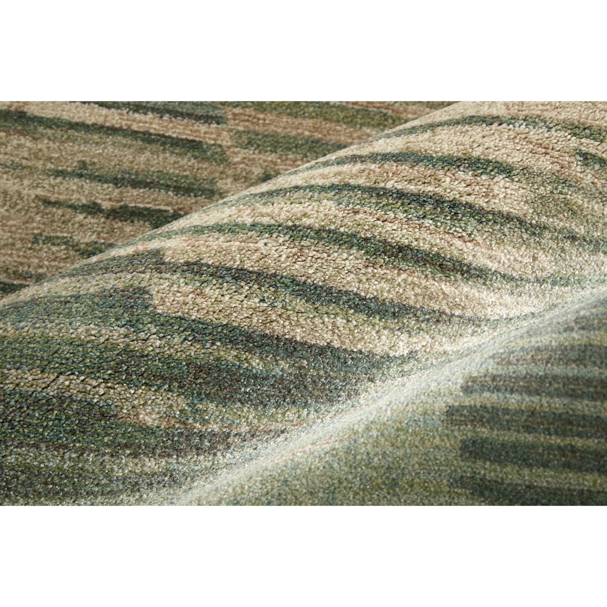 Eden EDN39QYF Rug by Feizy in green, ivory, brown. Made from polypropylene in a unique style.