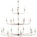 Nottaway Grande Chandelier by Currey and Company. Made from wrought iron in a traditional style.